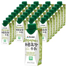 파스퇴르 바른목장 우유, 250ml, 40개