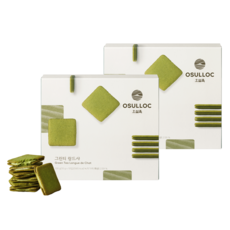 OSULLOC 特濃綠茶夾心法式脆餅, 100g, 2盒