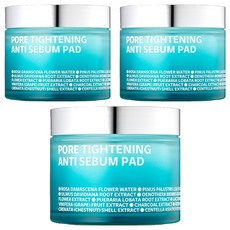 isoi 毛孔緊緻抗皮脂墊 60p, 60片, 3罐