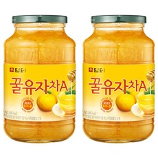 담터 꿀유자차A, 1kg, 1개입, 2개