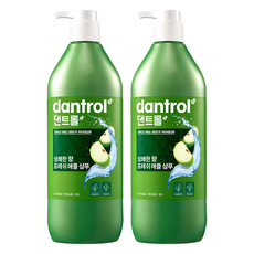 dantrol 清爽香氛蘋果洗髮精, 2瓶, 820ml