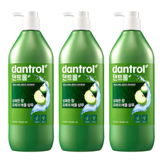 댄트롤 프레쉬 애플 샴푸 상쾌한 향, 820ml, 3개