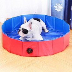 DING DONG PET 寵物折疊式游泳池 80 x 20 cm, 1個, 紅色