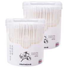 Pantheon B 高級嬰兒棉籤, 400件, 2個