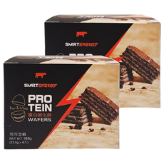 RED COW 紅牛 聰勁蛋白威化餅 - 可可芝麻口味 30%蛋白質 188g (23.5g x 8入), 2盒