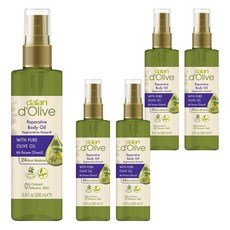 달란 디 올리브 퓨어 리페러티브 바디 오일, 5개, 200ml