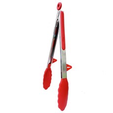 TRIARROW 三箭牌 12吋 矽膠耐熱立式梅花夾, 顏色隨機, 1支