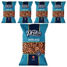 不囉嗦Pretzo 番茄風味蝴蝶餅 125g*5包 酥脆可口 獨立包裝 方便攜帶 休閒零食