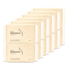 해피문데이 유기농 생리대 날개형, 오버나이트, 2개입, 12개