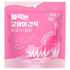 펫스윗 짜먹는 고양이 간식 60p, 혼합맛(닭고기/참치), 720g, 1개