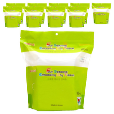 아토티슈 사계절 엠보싱 건티슈, 55g, 80매, 10개