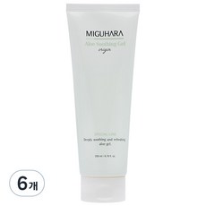 미구하라 알로에 수딩 겔 오리진, 200ml, 6개