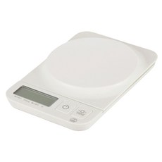 PEARL LIFE 珍珠金屬 簡約系列 數字廚房秤 56, D-18, 白色, 2kg