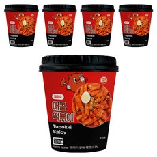 멜로우 매콤 떡볶이, 115g, 5개