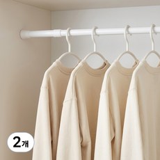 코멧 22mm 스프링식 압축봉 4호 70~120cm, 화이트