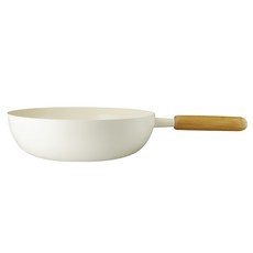 MODORI 平底鍋組 炒鍋 MDR0042 28cm, 柔白色, 28 公分炒鍋, 1個