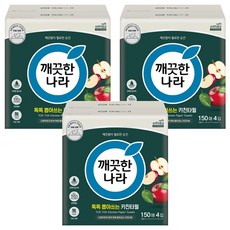 KLEANNARA 抽取式廚房紙巾 150枚 尺寸215mm x 215mm, 4盒, 3組