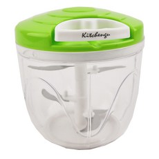 Kitchen9 旋轉蔬菜調理機 5層刀片 大型, 綠色