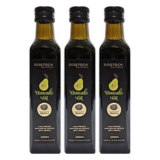 BOSTOCK 頂級冷壓初榨酪梨油 松露風味, 紐西蘭原瓶進口, 每瓶含20顆酪梨完整營養, 250ml, 3瓶
