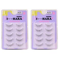 IHara Petit Up 假睫毛 2入 5對 A05, 2個, 黑色
