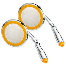 增壓省水大面積蓮蓬頭 特大, 銀色, 2個