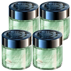 小麥購物 車用星空流沙香膏 20ml, 4罐, 梔子花