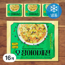 오징어 야채전 (냉동), 170g, 16개