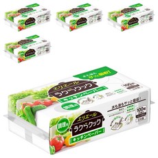 elleair 艾黎艾爾 超厚吸油吸水廚房紙巾, 厚實凹凸紙巾 快速吸收水分油脂, 單手輕鬆取用 薄膜包裝, 1入, 5包