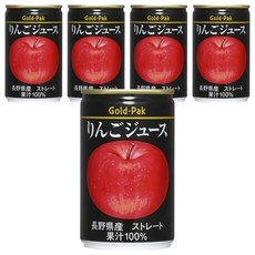 Gold-Pak 蘋果原汁, 160ml, 5個