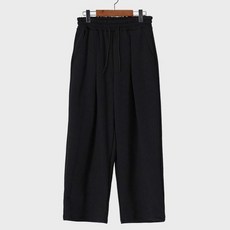 시크폭스 여성용 슈베르 밴딩핀턱 와이드 트레이닝 팬츠