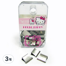 바이하츠 헬로키티 실버 날크립, 대, 3개