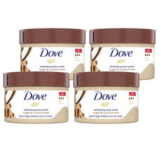 Dove 多芬 Sugar&Coconut Milk香磨砂膏, 4個