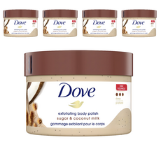 Dove 多芬 Sugar&Coconut Milk香磨砂膏, 5個