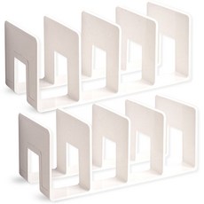 JMIL 書擋書架 2件組, 奶油色