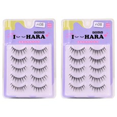 IHara Petit Up 假睫毛 2入 5對組 A08, 黑色, 2個