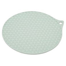 SiliPot 鉑金矽膠隔熱墊 掛孔設計 易拉設計 超級柔軟 韓國製造, 薄荷綠色, 1個