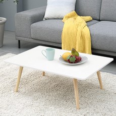 아이캔컴퍼니 국내생산 루미너스 800 LPM 원목다리 테이블, 화이트