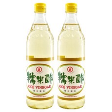 KONG YEN 工研 糯米醋 600ml, 糯米釀造, 酸度4.5%以上, 2瓶