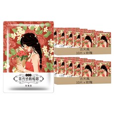 古天風 紓壓熱敷眼罩 玫瑰, 2個, 10片