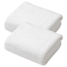 CB JAPAN carari 3倍吸水速乾超細纖維毛巾, 2個, 典雅白