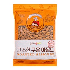 gomgom 烤杏仁, 1000g, 1包