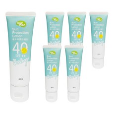 nac nac 海洋保濕防曬乳, 0歲以上, 40ml, 6條