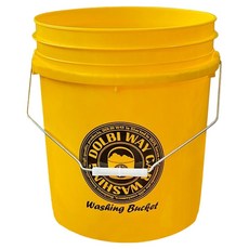 Dolbiway 優質洗車桶, 黃色 + 黑色, 18L