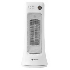 AIRMATE 艾美特 人體感知遙控陶瓷直立電暖器 HP12109R，PTC發熱，1200W，高/低暖風, 白色