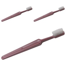 TESS 玫瑰粉軟毛牙刷, 3個, 1件