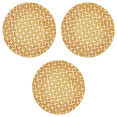 ZEN ZHOU 仁舟淨塑 蜂蠟布保鮮罩 經典Logo-棕, L(26cm), 3個