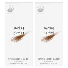 Jambaekee 嗯嗯順暢 車前子殼膳食纖維 14包, 70g, 2個