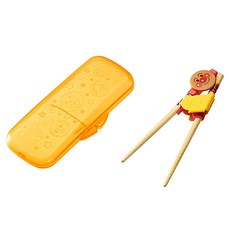 LEC ANPANMAN 麵包超人 快樂學習筷組 右手 附盒 M, 綠色, 1雙