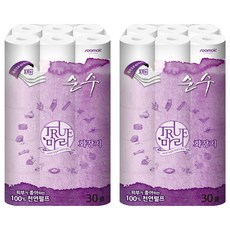 soomok Trumari純粹3層裝飾衛生紙 18m, 30捲, 2袋
