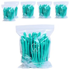 주현테크 스마일브러쉬 L형 치간칫솔 SS 민트, 0.9mm, 50개입, 6개